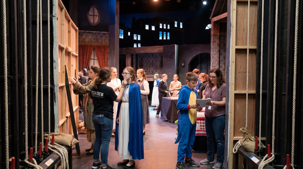 Student performance on stage