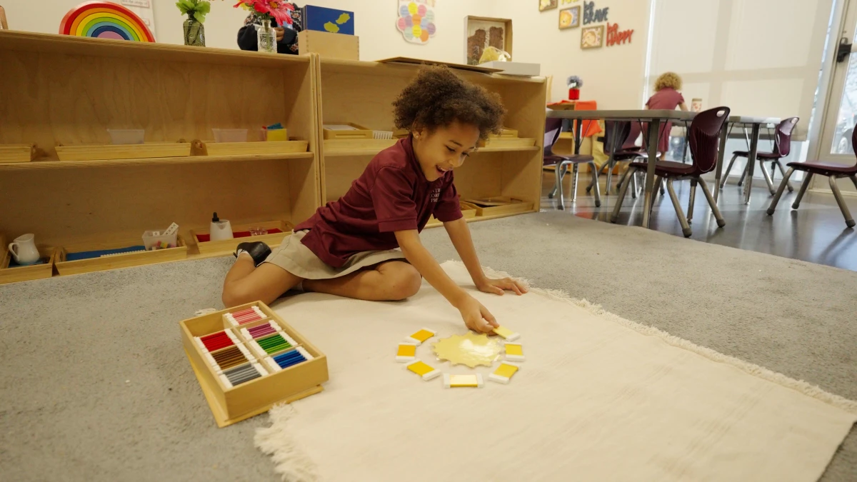 Montessori students at Central Florida Prep